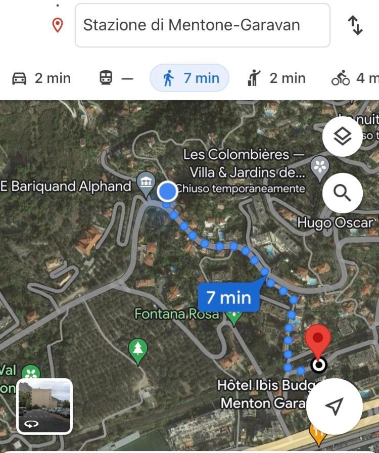 Studio Villa La Cigale Avec Grande Terrasse ม็องตง ภายนอก รูปภาพ